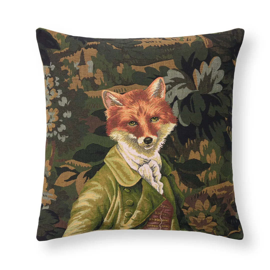 Woodland Fox Tapestry Pillow Throw Pillows Cozy Upgrade