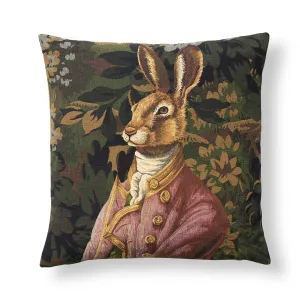 Woodland Hare Tapestry Pillow Throw Pillows Cozy Upgrade