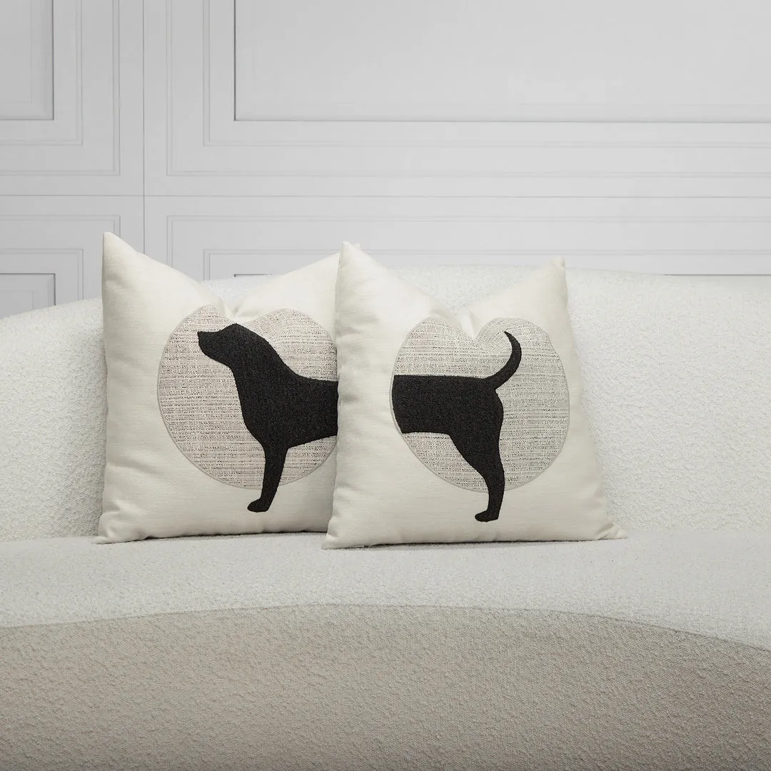 Woof Indoor/Outdoor Pillow, Tail Decorative Pillows new arrival