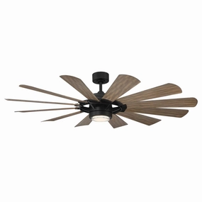 Wynd Mill 65"Ceiling Fan Matte Black/Barn Wood Exterior Fans FANS limited time offer