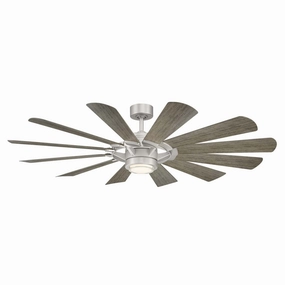 Wynd Mill 65"Ceiling Fan Steel/Weathered Wood Exterior Fans FANS limited time offer