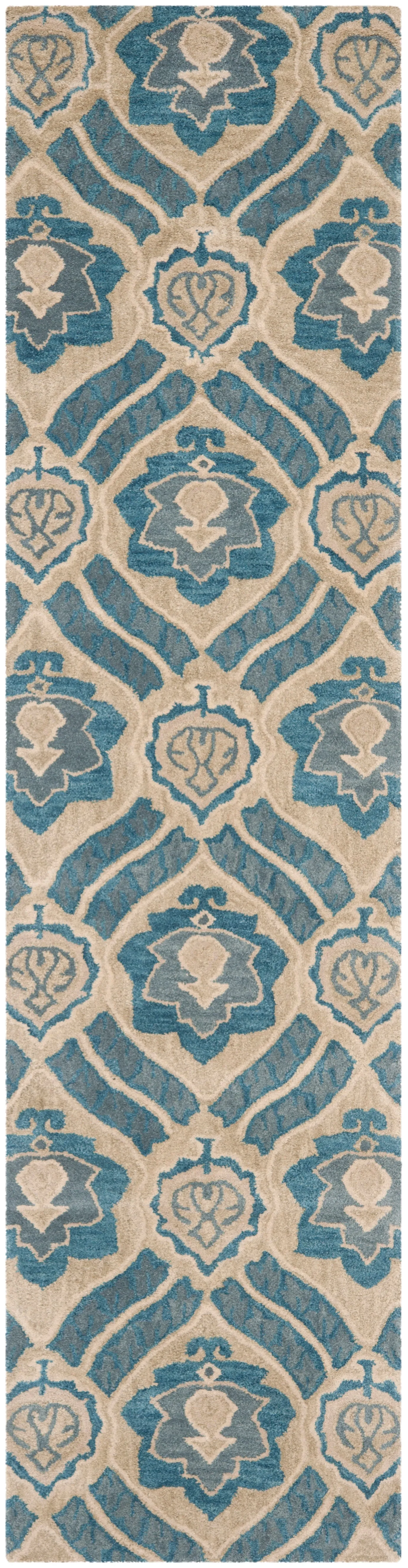 Wyndam Area Rug, Blue / Grey Transitional Style