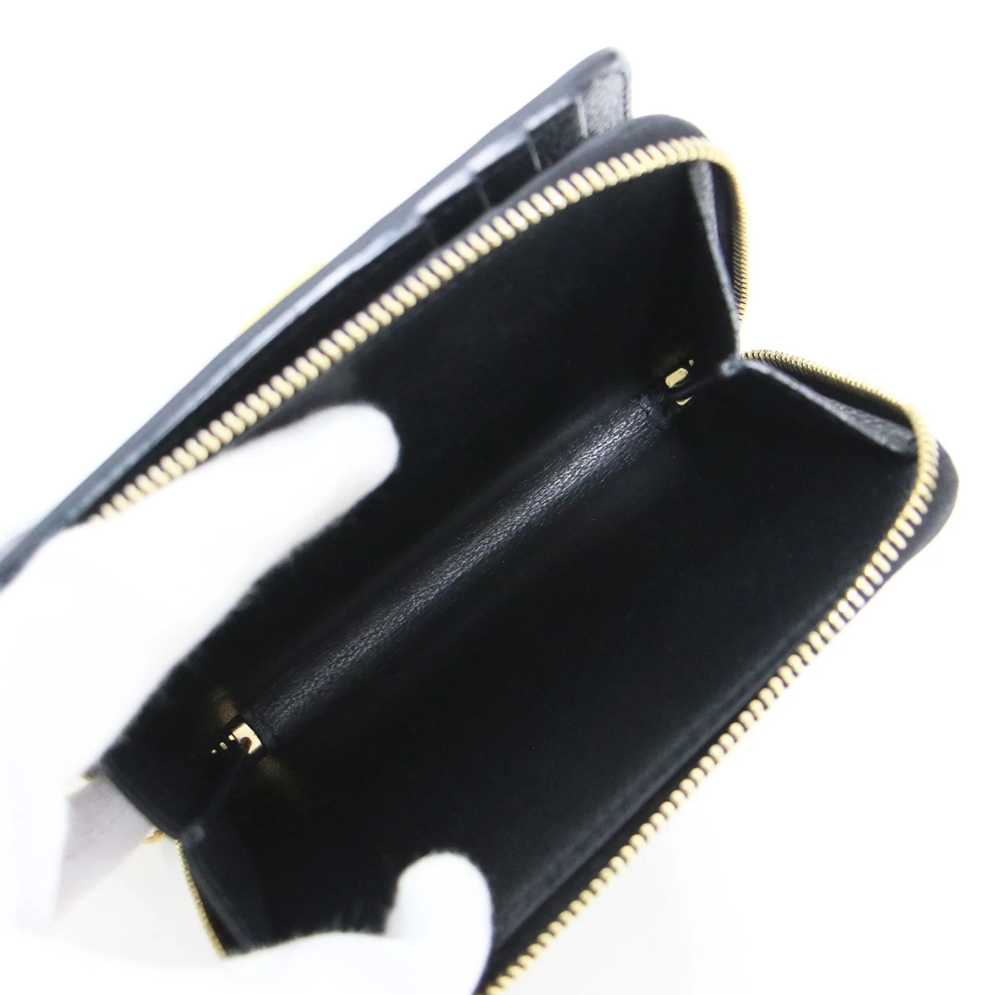 Yves Saint Laurent Leather Wallet (Bi-Fold) (Pre-Owned)