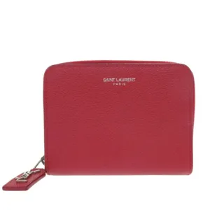 Yves Saint Laurent Leather Wallet (Bi-Fold) (Pre-Owned)
