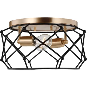 Zarra Two Light Flush Mount Bathroom Lighting limited offer