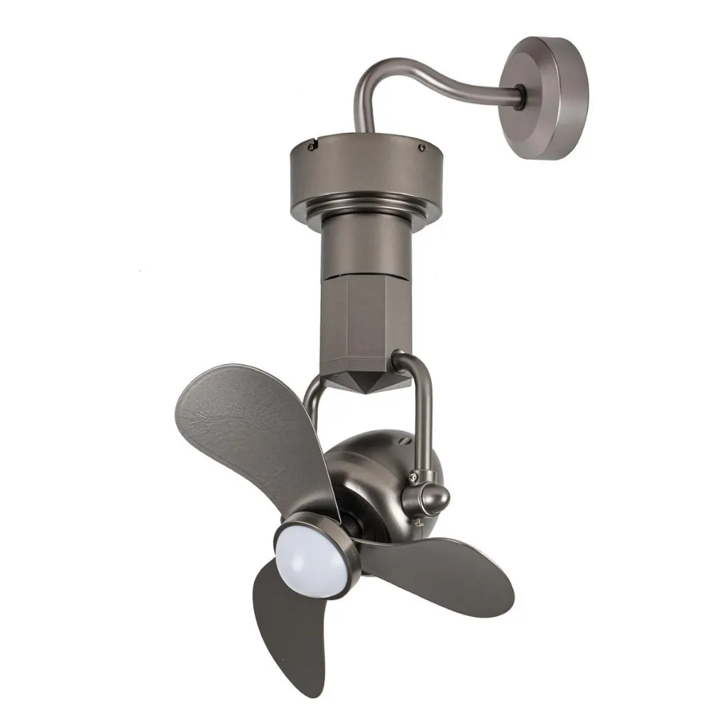 ZENO 16" WALL OR CEILING MOUNT CORNER DC FAN   DIM LIGHT & OPTIONAL WIFI Ceiling Fans summer sale