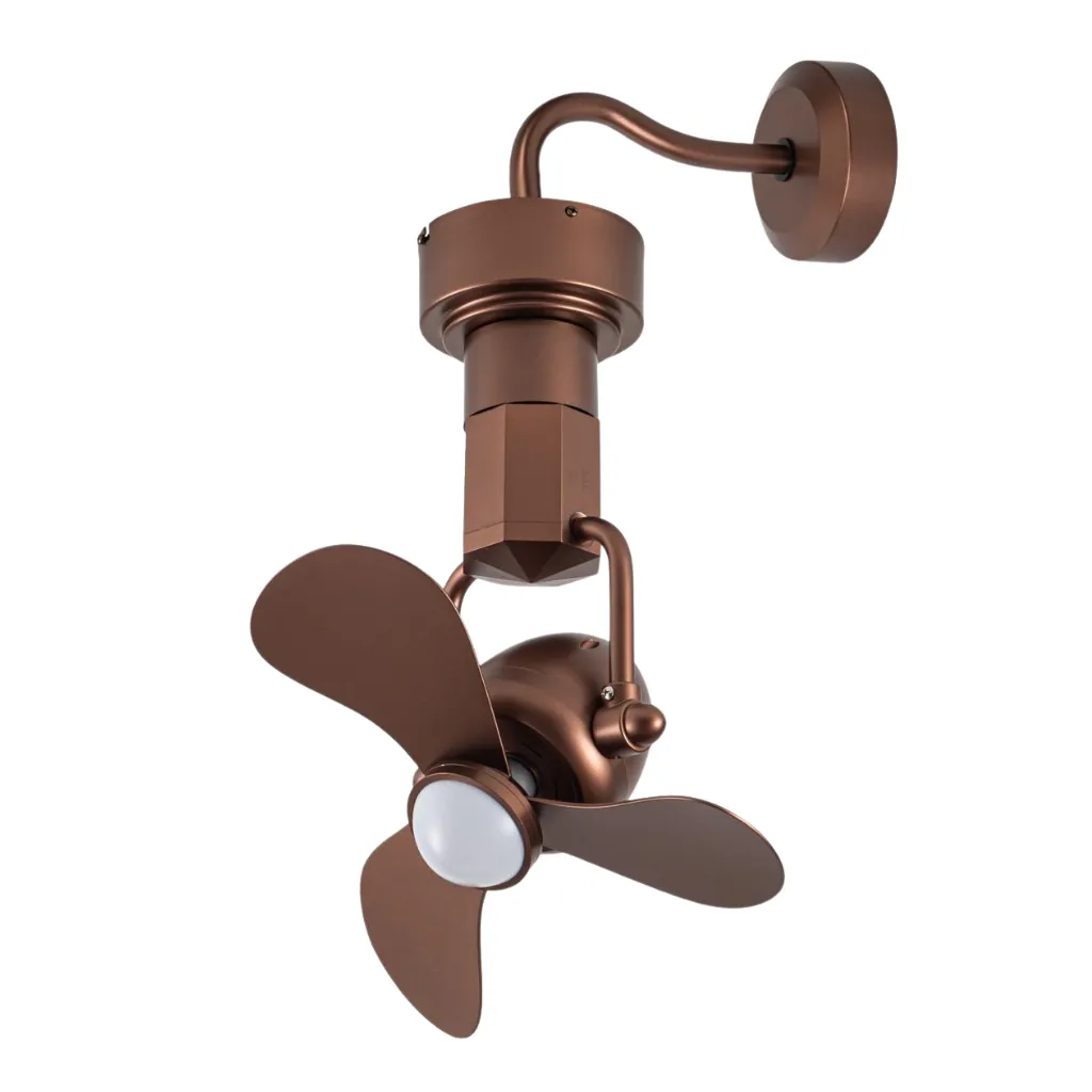 ZENO 16" WALL OR CEILING MOUNT CORNER DC FAN   DIM LIGHT & OPTIONAL WIFI Ceiling Fans summer sale