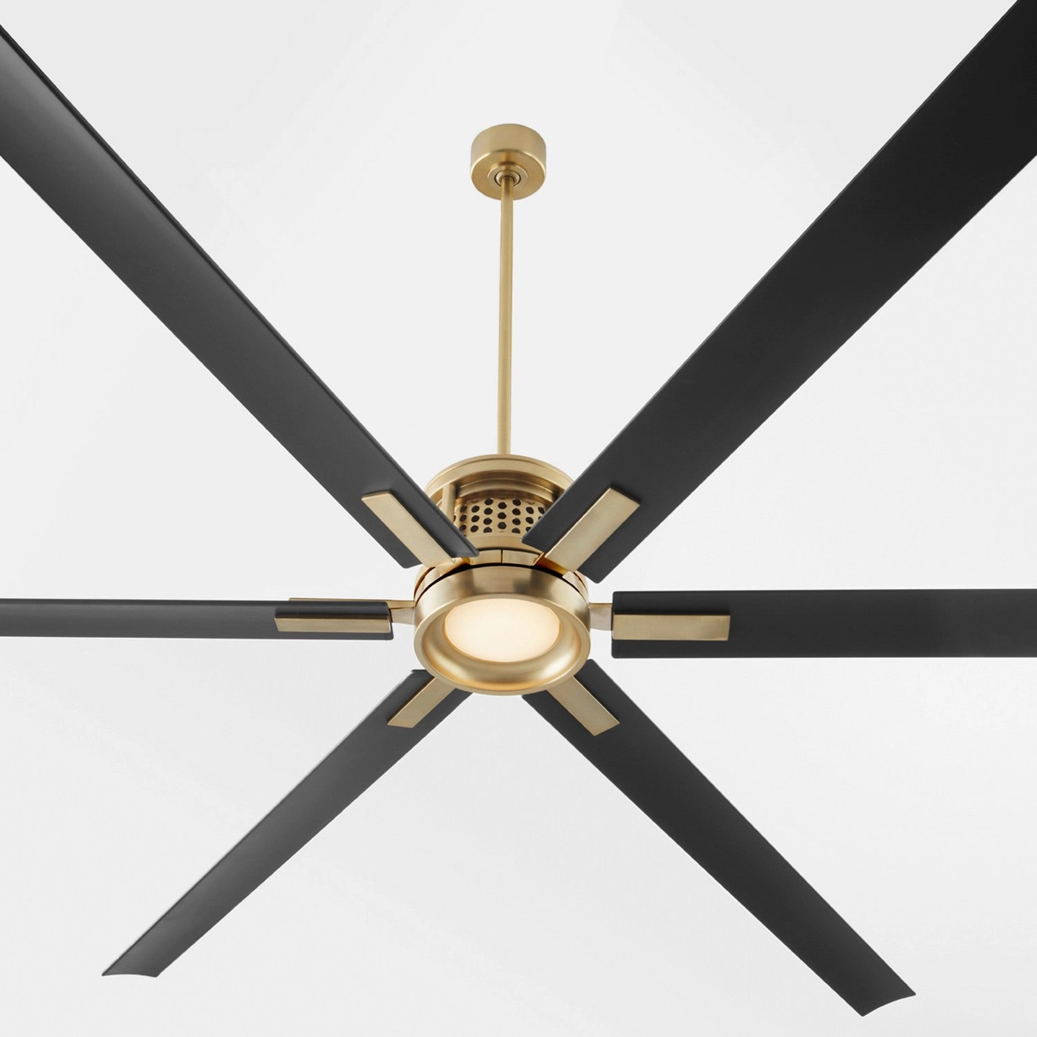 Zeus 120" Ceiling Fan Aged Brass Large Ceiling Fans online store