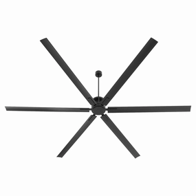 Zeus 120" Ceiling Fan Matte Black Large Fans FANS best price